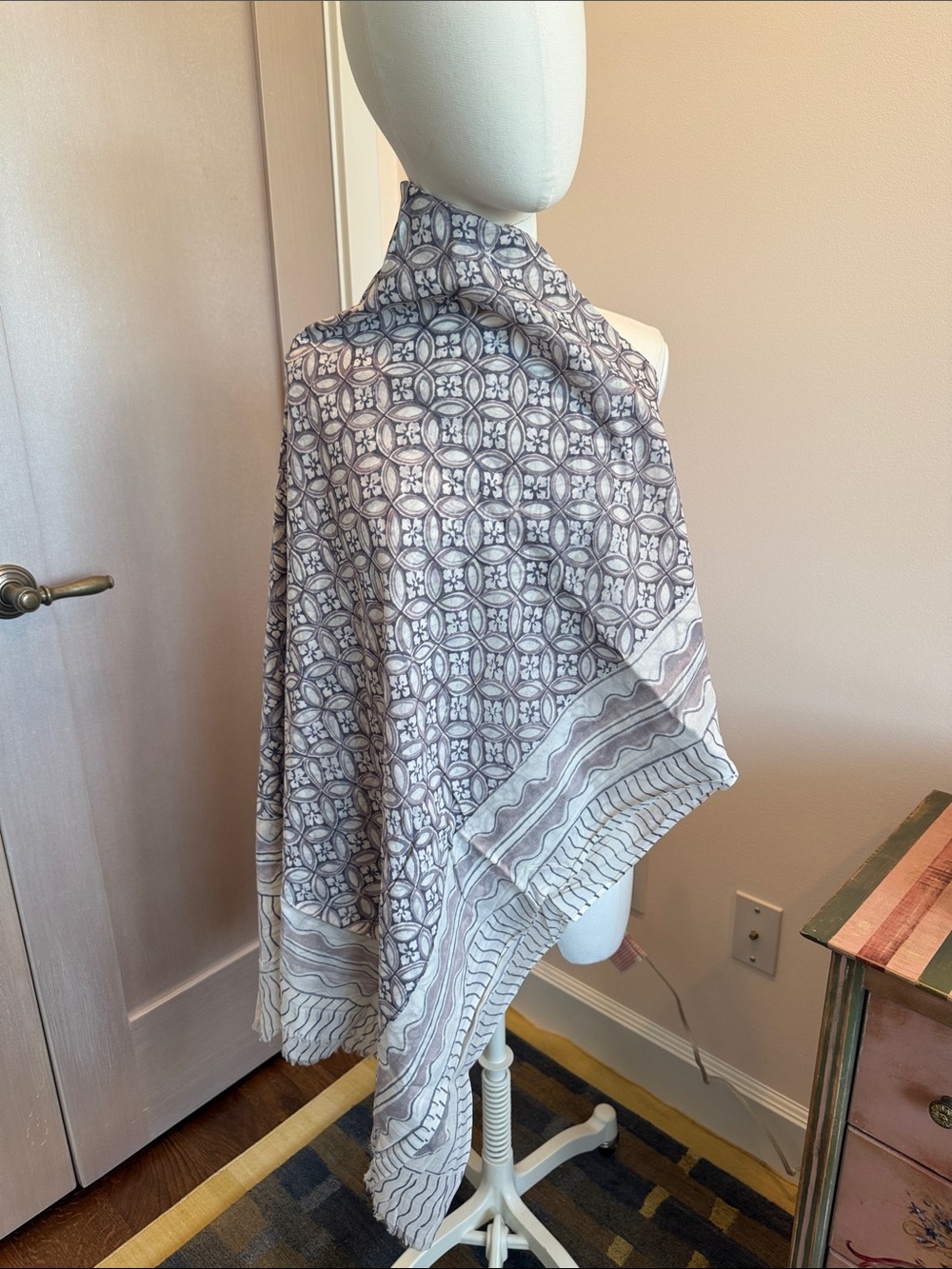 Lightweight cotton pareo or wrap.
